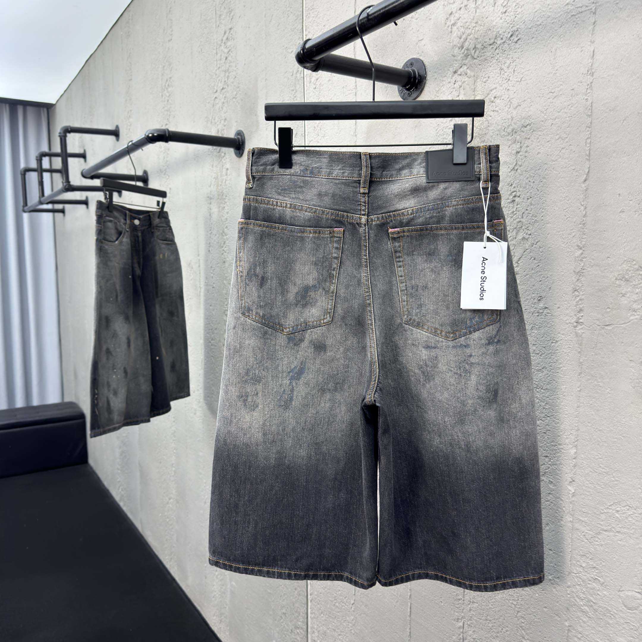 Acne Studios Denim Shorts - Loose Fit  - EUR FASHION