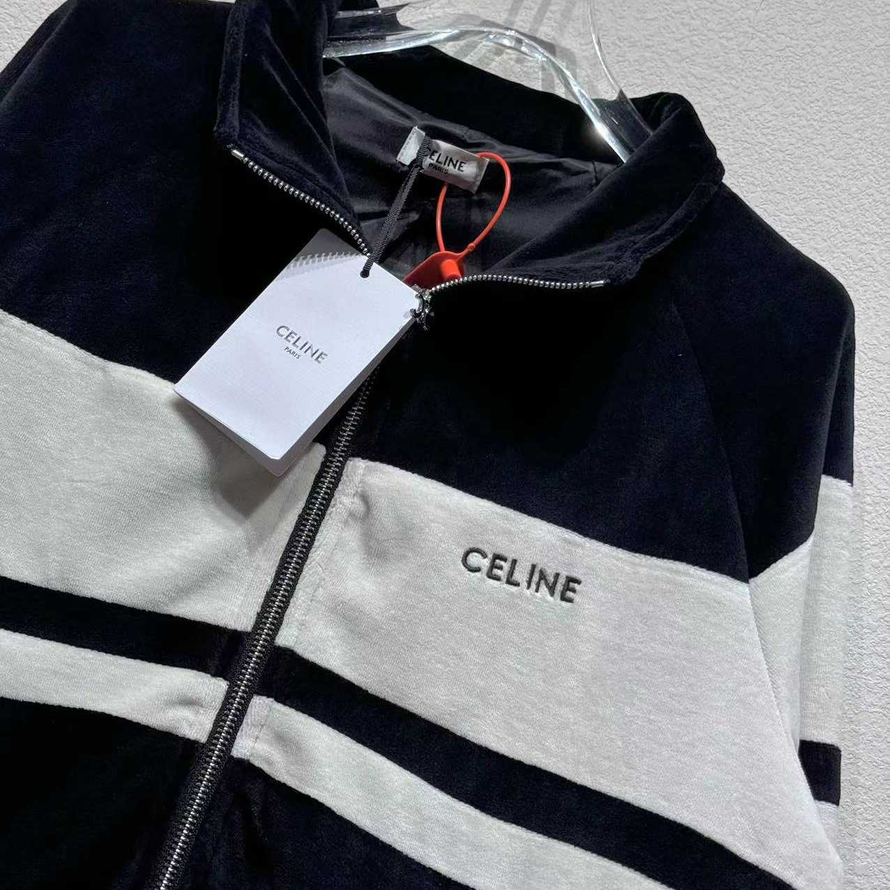 Celine Tracksuit Jacket In Velvet Jersey - EUR FASHION