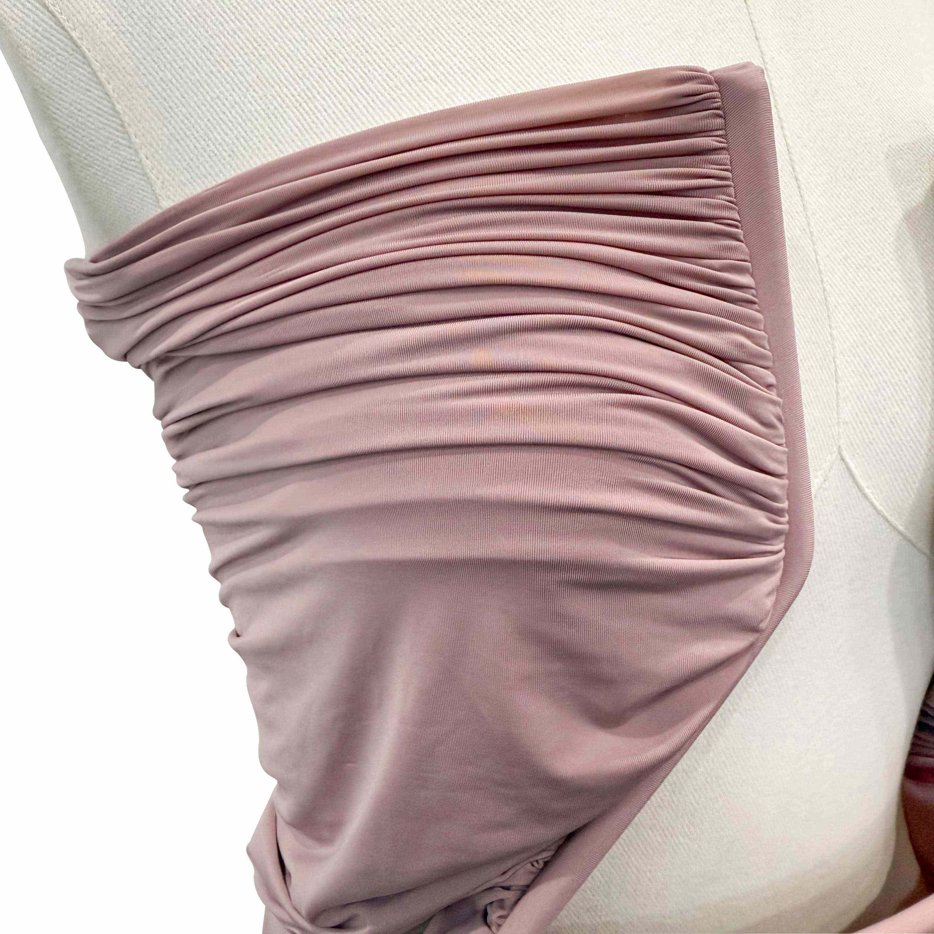 Rick Owens Jersey Prong Minidress - EUR FASHION