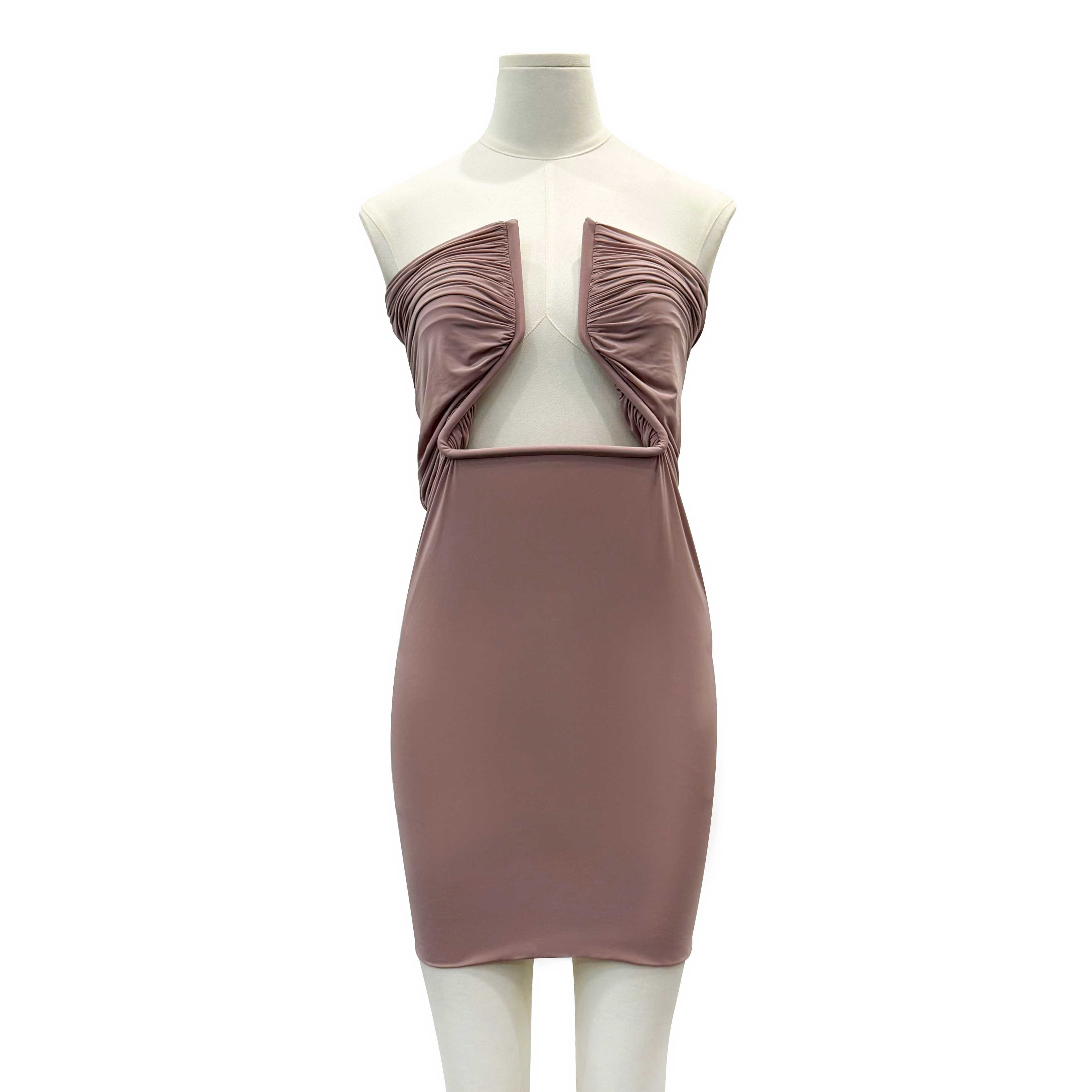 Rick Owens Jersey Prong Minidress - EUR FASHION