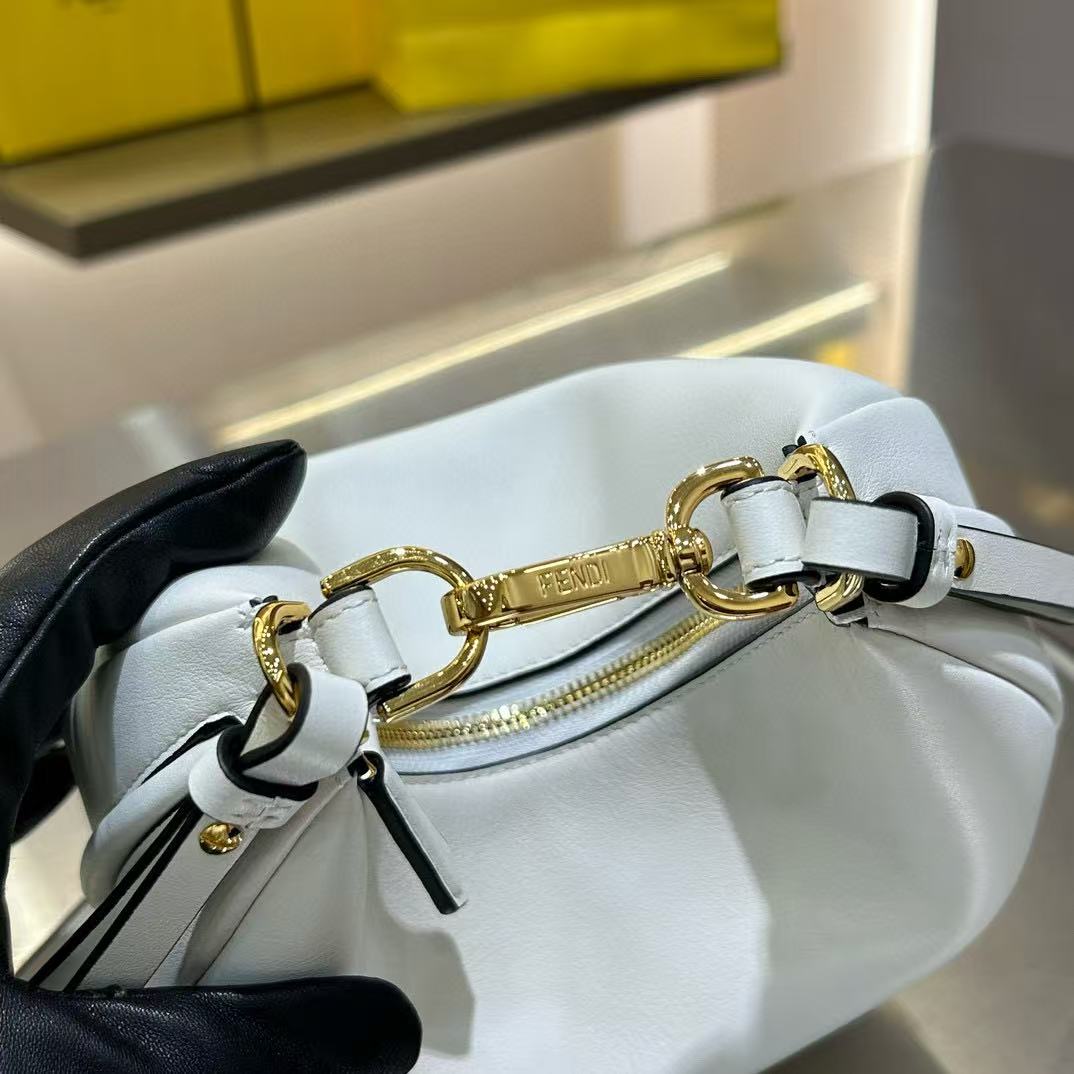 Fendi Fendigraphy White Leather Bag - EUR FASHION