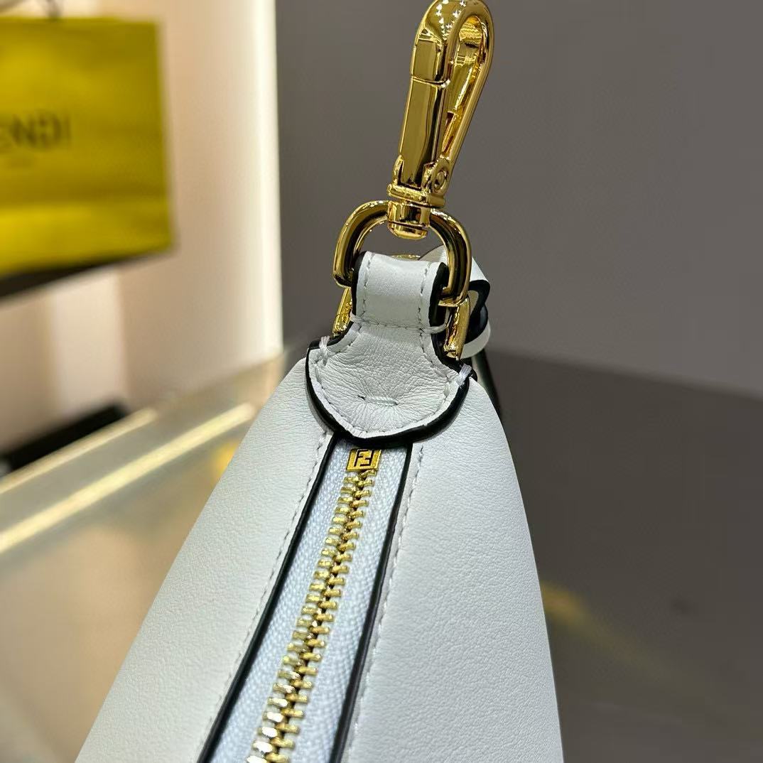 Fendi Fendigraphy White Leather Bag - EUR FASHION