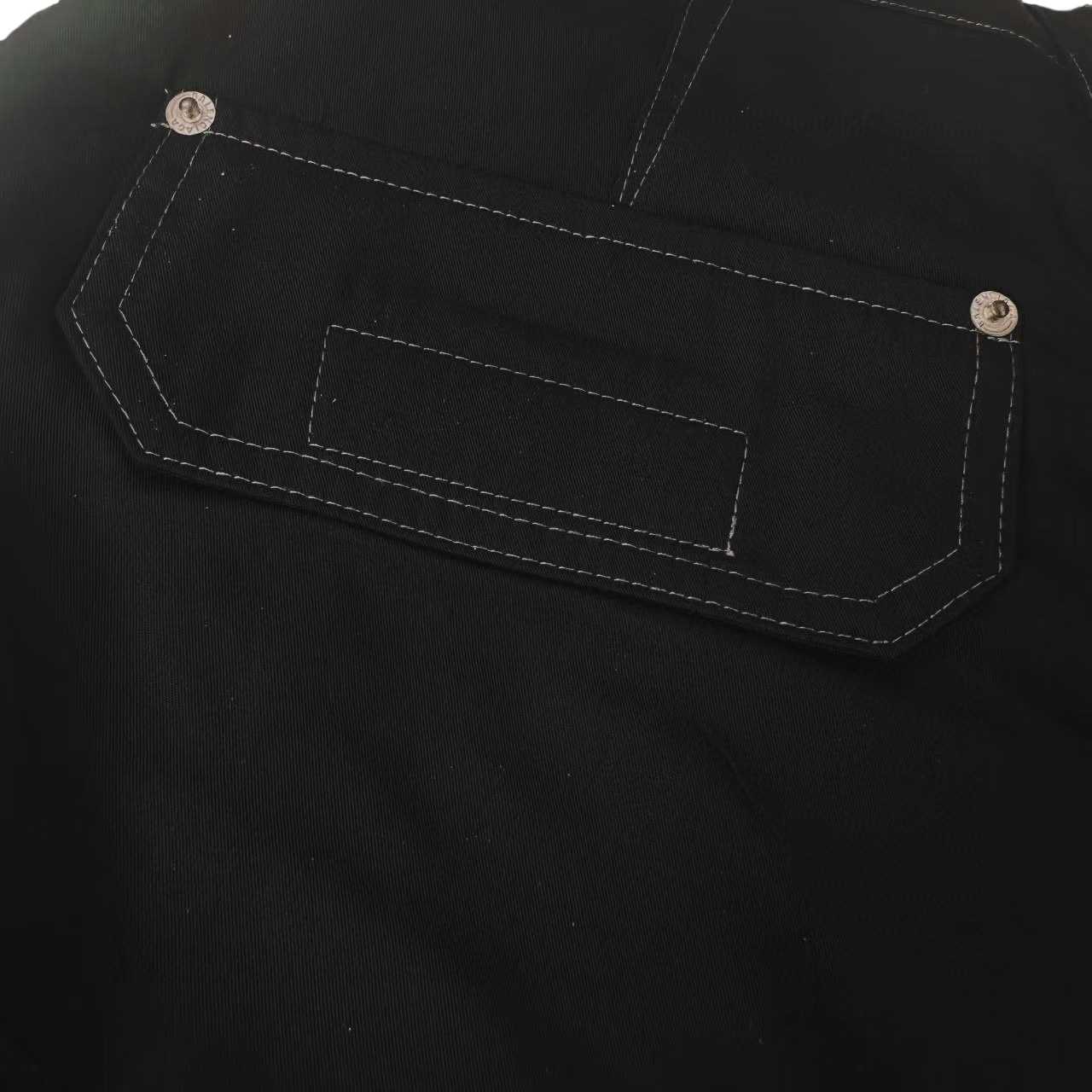 Balenciaga Utility Work Pants In Black Mixed Cotton Twill - EUR FASHION