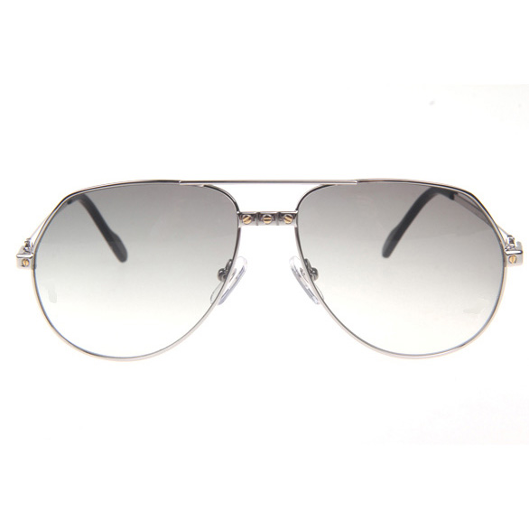 Cartier CT 1324912 Sunglasses In Silver Grey - EUR FASHION