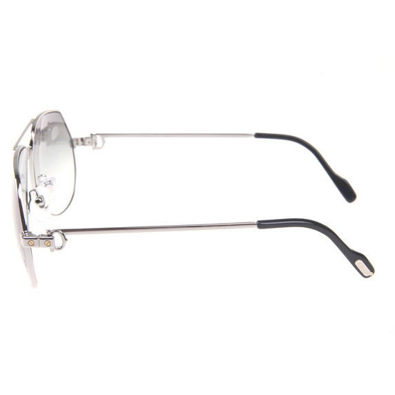 Cartier CT 1324912 Sunglasses In Silver Grey - EUR FASHION