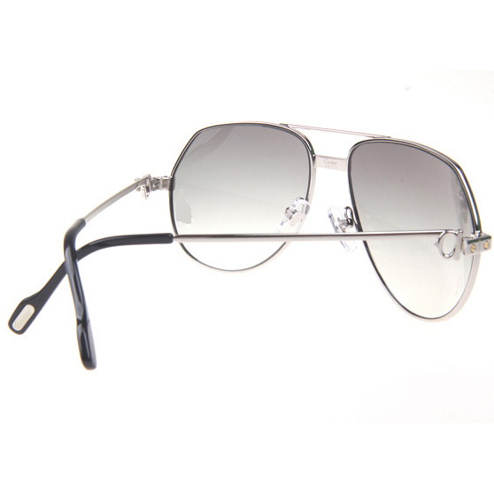 Cartier CT 1324912 Sunglasses In Silver Grey - EUR FASHION