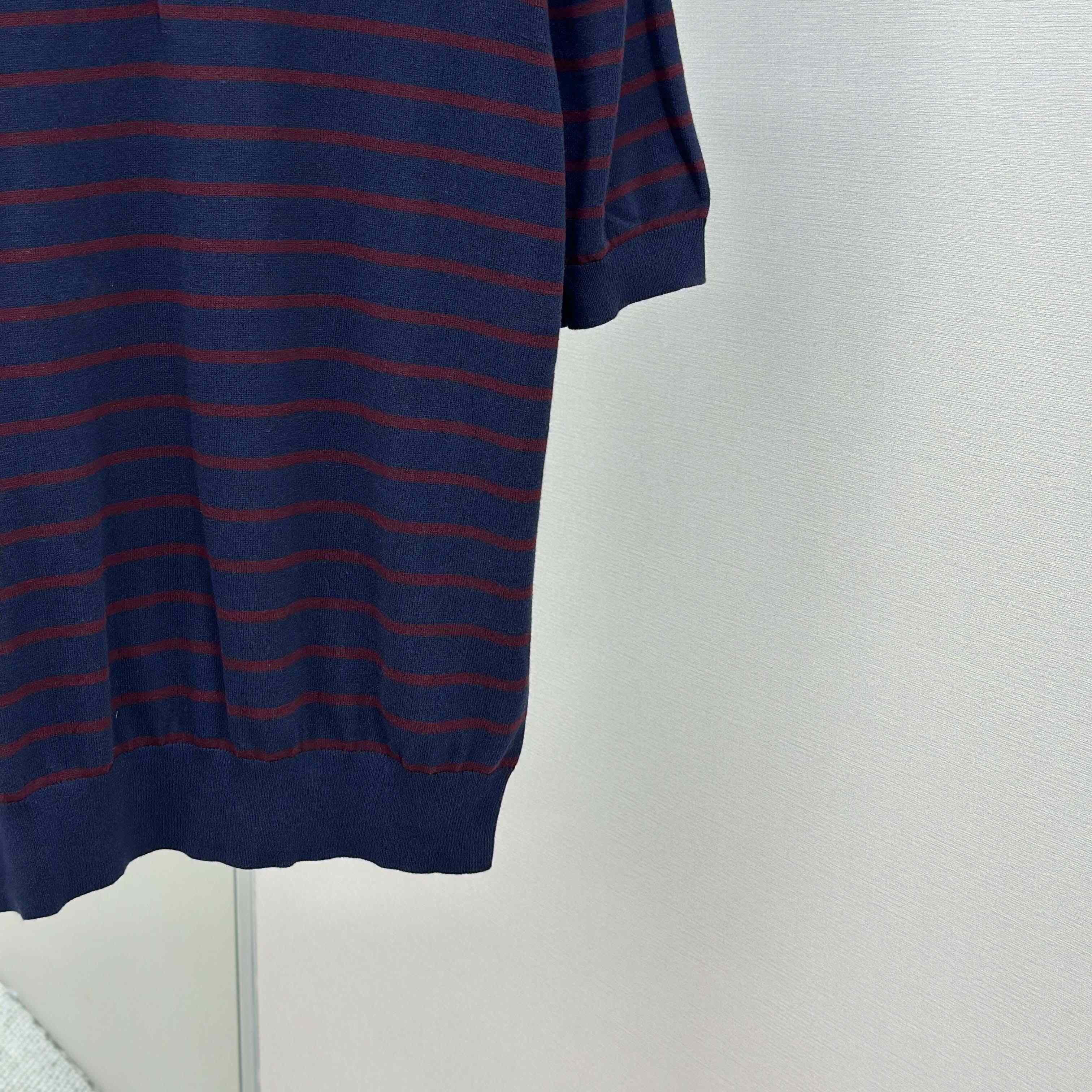 Celine Short-sleeved Polo Sweater In Fine Cotton - EUR FASHION