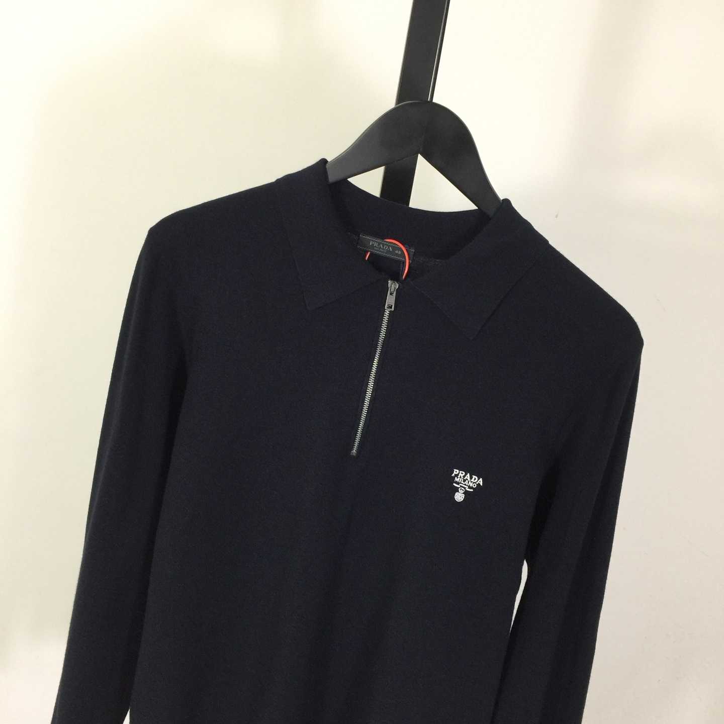 Prada Superfine Wool Polo Shirt - EUR FASHION