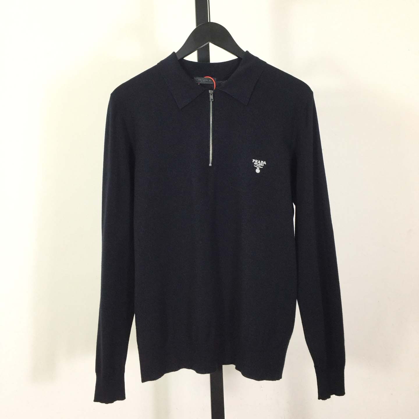 Prada Superfine Wool Polo Shirt - EUR FASHION