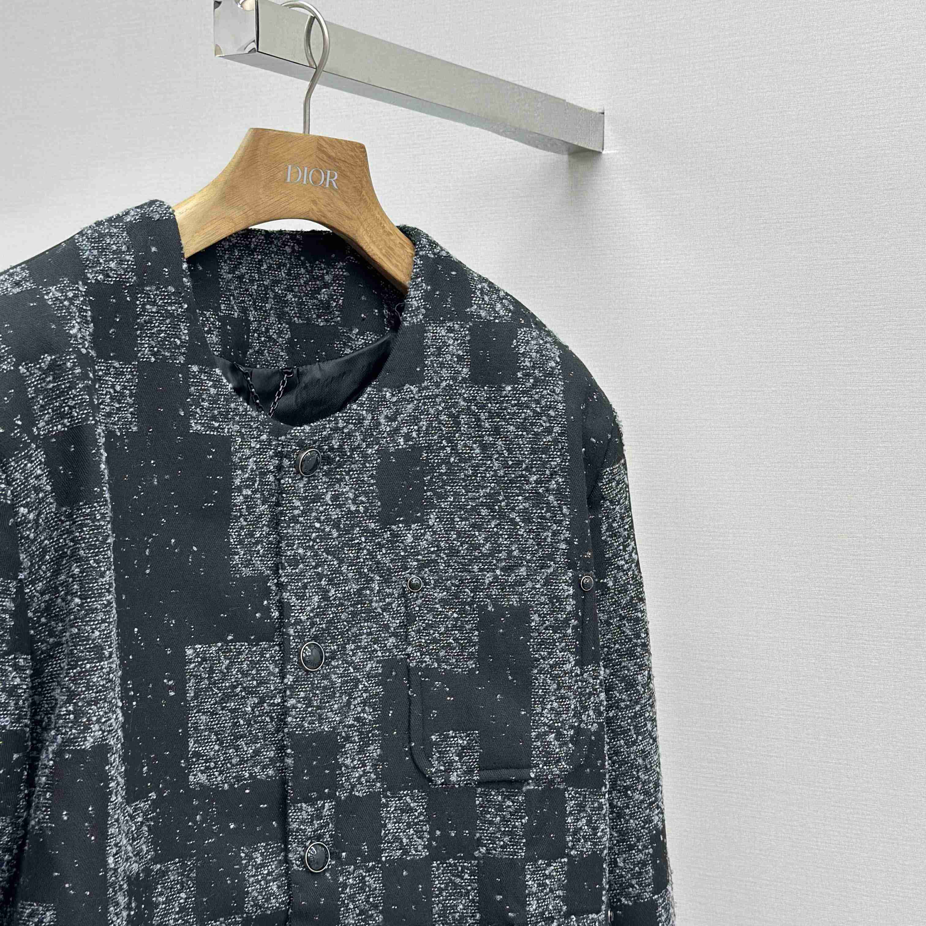 Louis Vuitton Denim Bouclette Collarless Jacket   1AHBR4 - EUR FASHION
