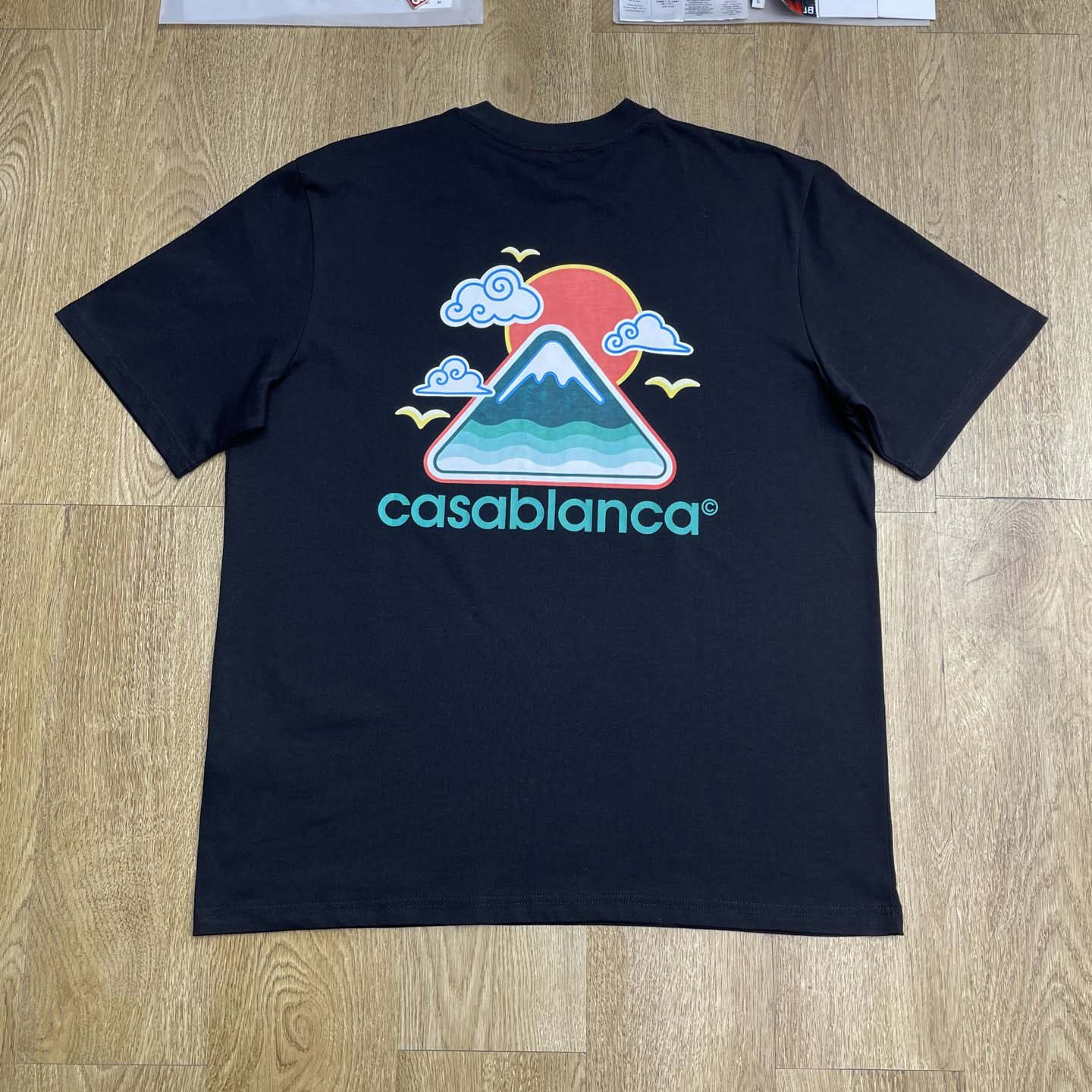 Casablanca Montagne Ondulee Short Sleeve T-shirt   C1037 - EUR FASHION