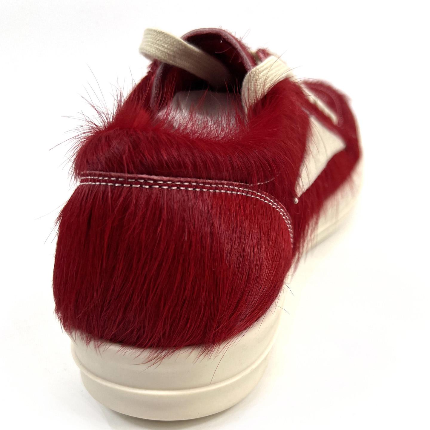 Rick Owens Pelliccia Vintage Low 'Cardinal Red' - EUR FASHION