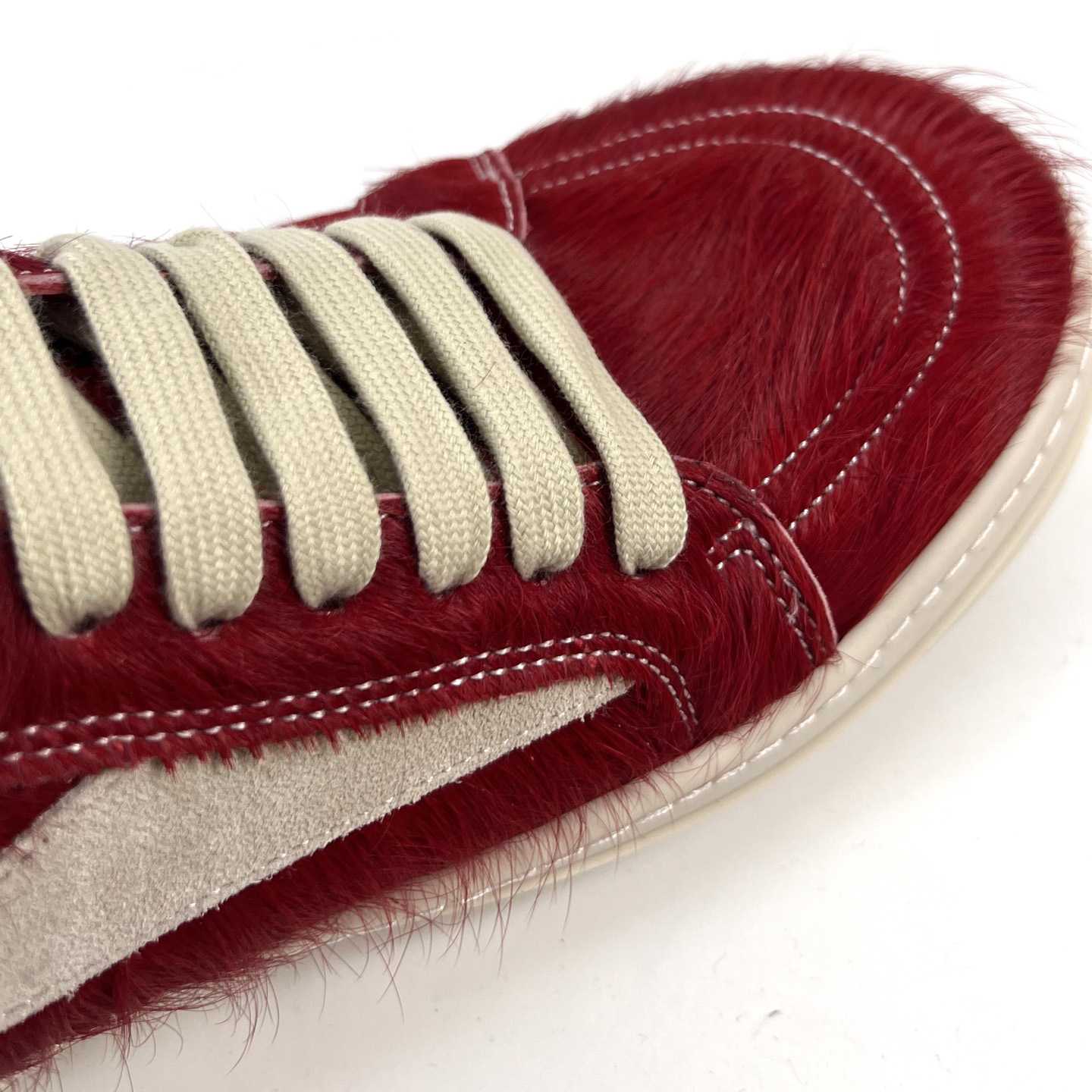 Rick Owens Pelliccia Vintage Low 'Cardinal Red' - EUR FASHION