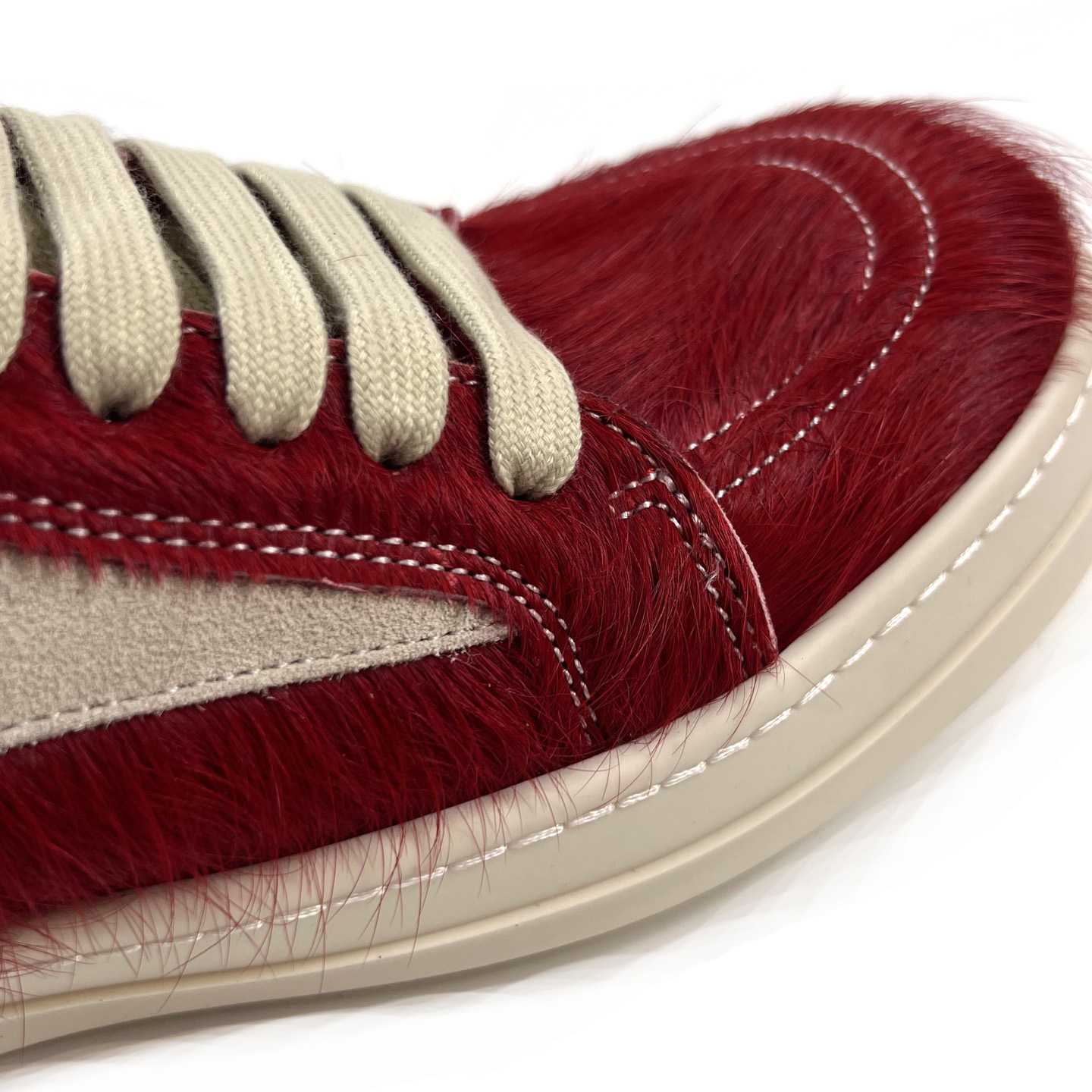 Rick Owens Pelliccia Vintage Low 'Cardinal Red' - EUR FASHION