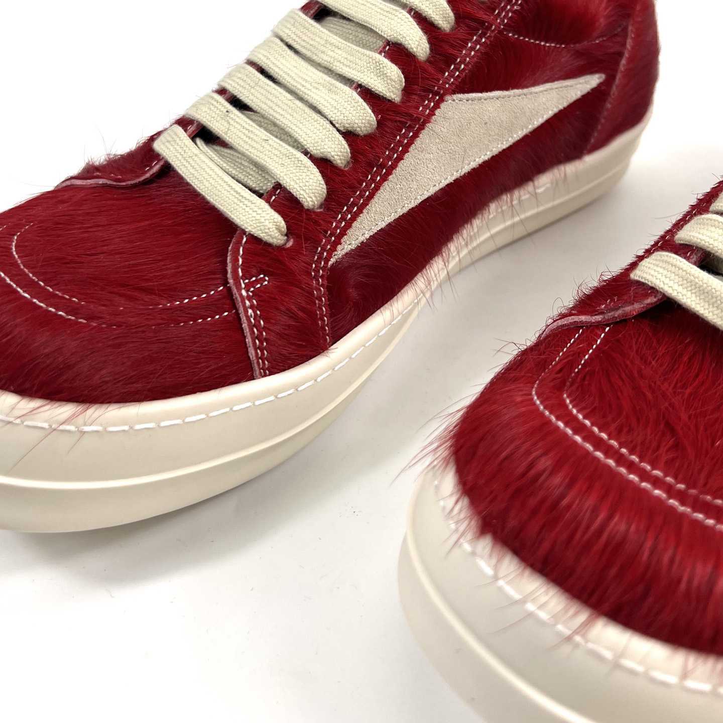 Rick Owens Pelliccia Vintage Low 'Cardinal Red' - EUR FASHION