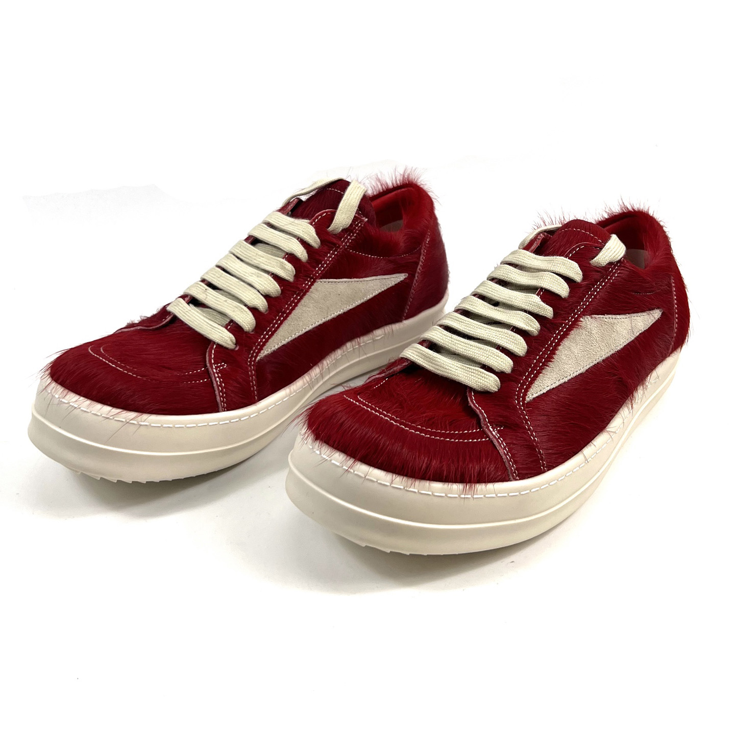Rick Owens Pelliccia Vintage Low 'Cardinal Red' - EUR FASHION