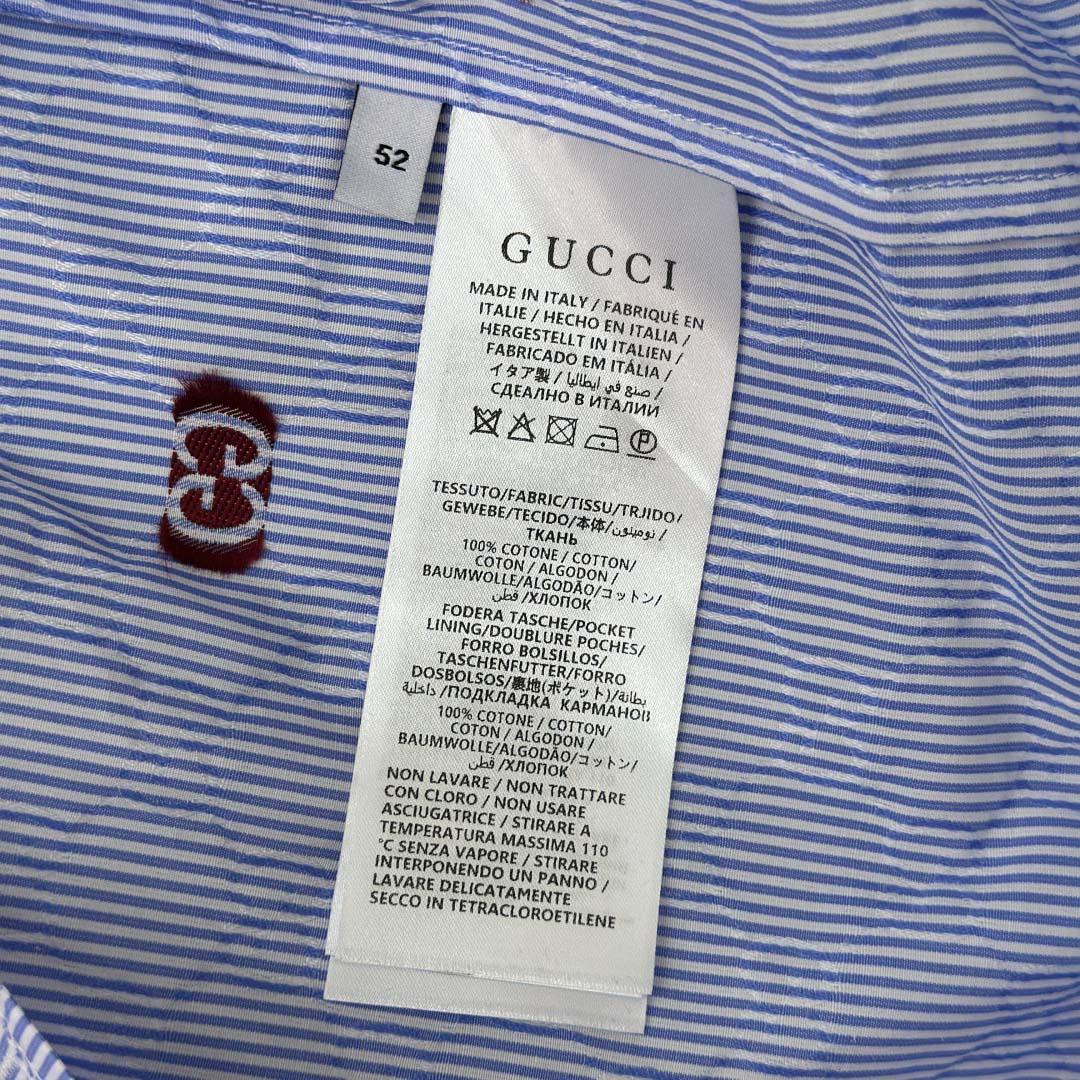 Gucci Striped Cotton Bowling Shirt - EUR FASHION