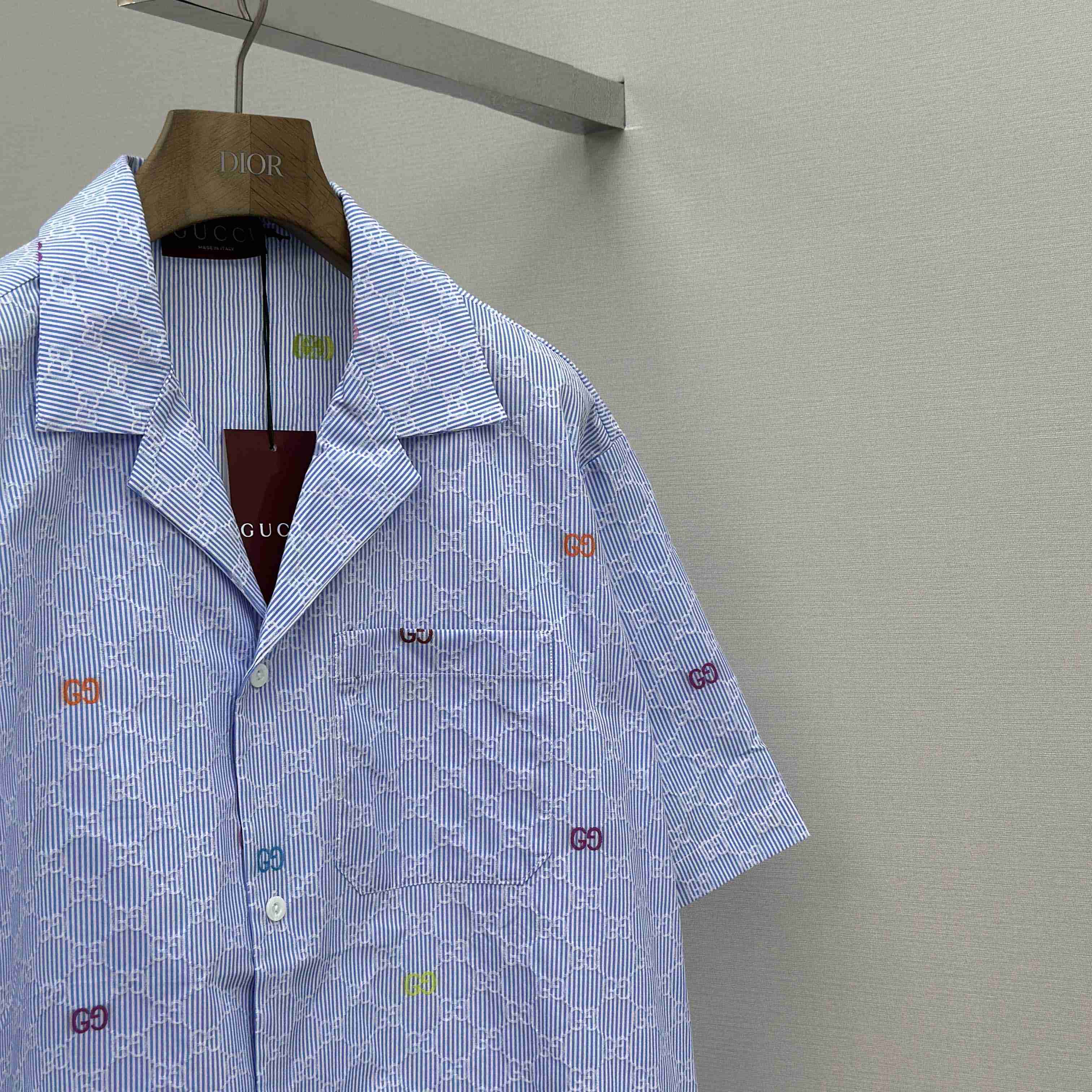 Gucci Striped Cotton Bowling Shirt - EUR FASHION