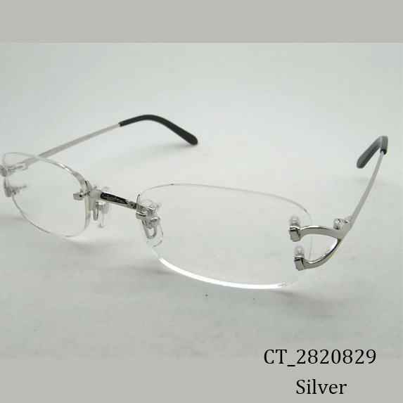 Cartier CT 2820829 Eyeglasses In Silver - EUR FASHION