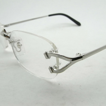 Cartier CT 2820829 Eyeglasses In Silver - EUR FASHION