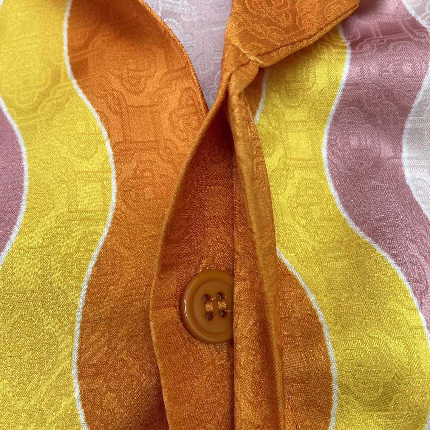 Casablanca Men's Rainbow Monogram Silk Camp Shirt   3452 - EUR FASHION