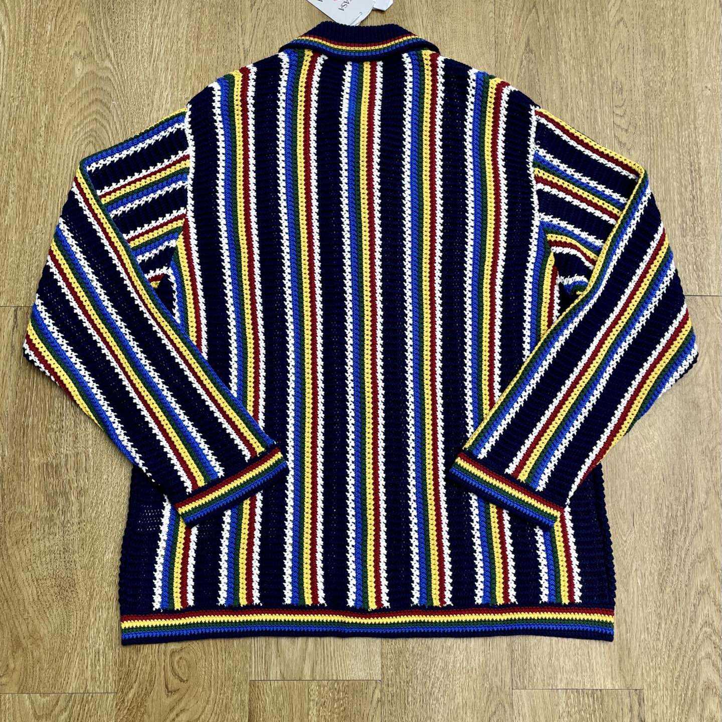 Casablanca Crochet Long-sleeve Stripe Shirt - EUR FASHION