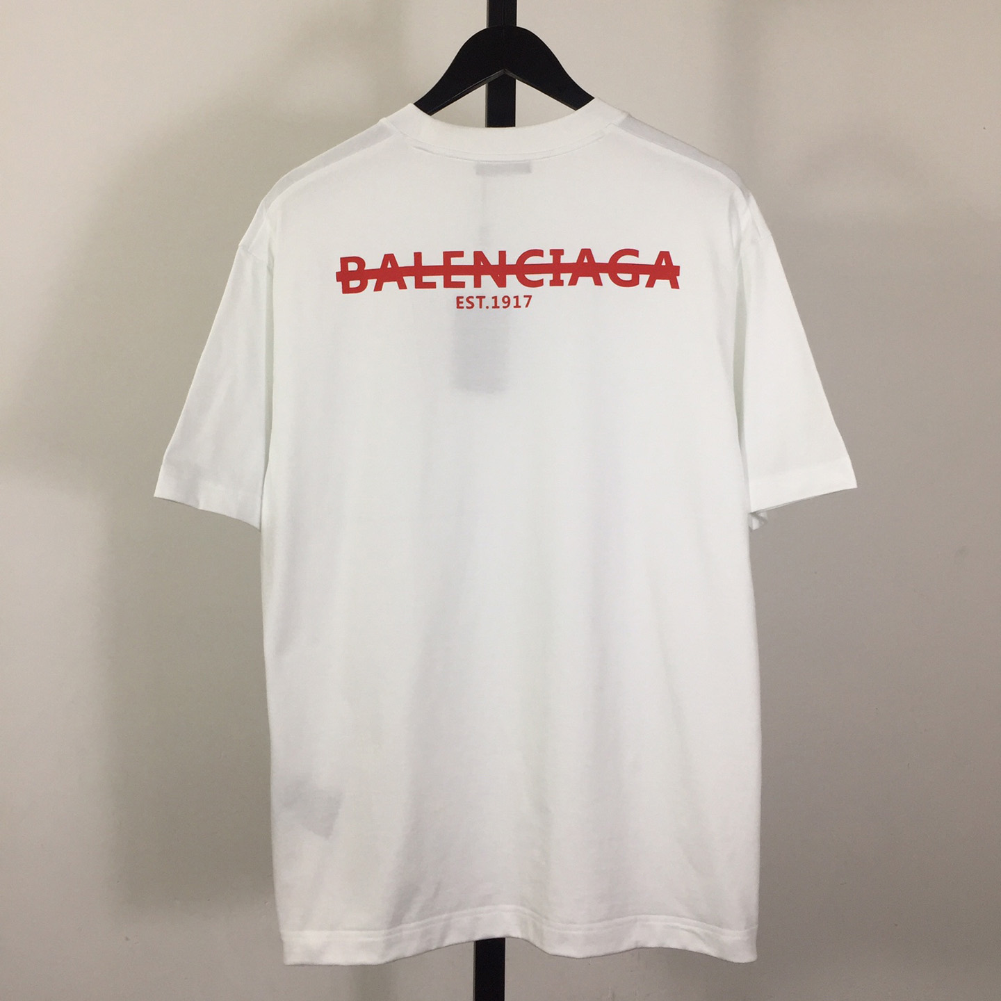 Balenciaga Printed Letter Short Sleeve - EUR FASHION