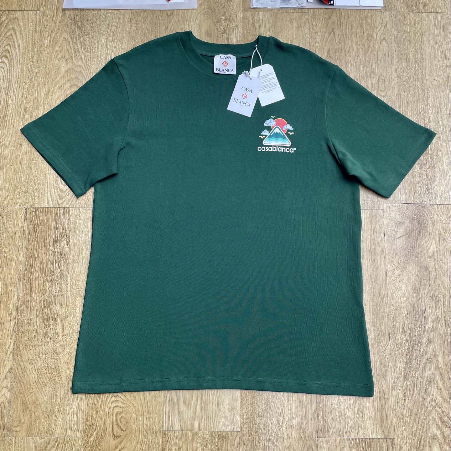 Casablanca Montagne Ondulee Short Sleeve T-shirt   C1039 - EUR FASHION