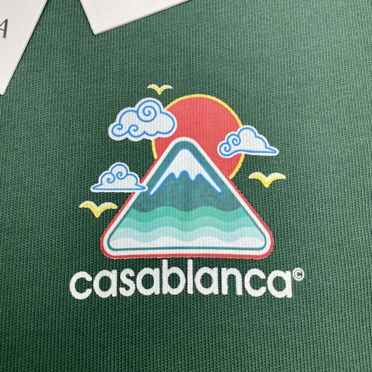 Casablanca Montagne Ondulee Short Sleeve T-shirt   C1039 - EUR FASHION