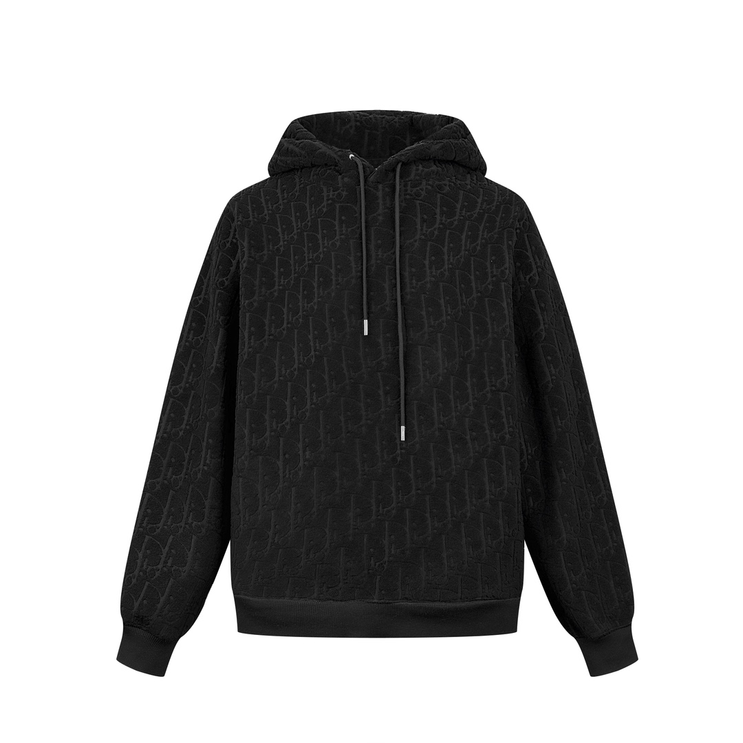 Dior Oblique Relaxed-Fit Hooded Sweatshirt  - EUR FASHION