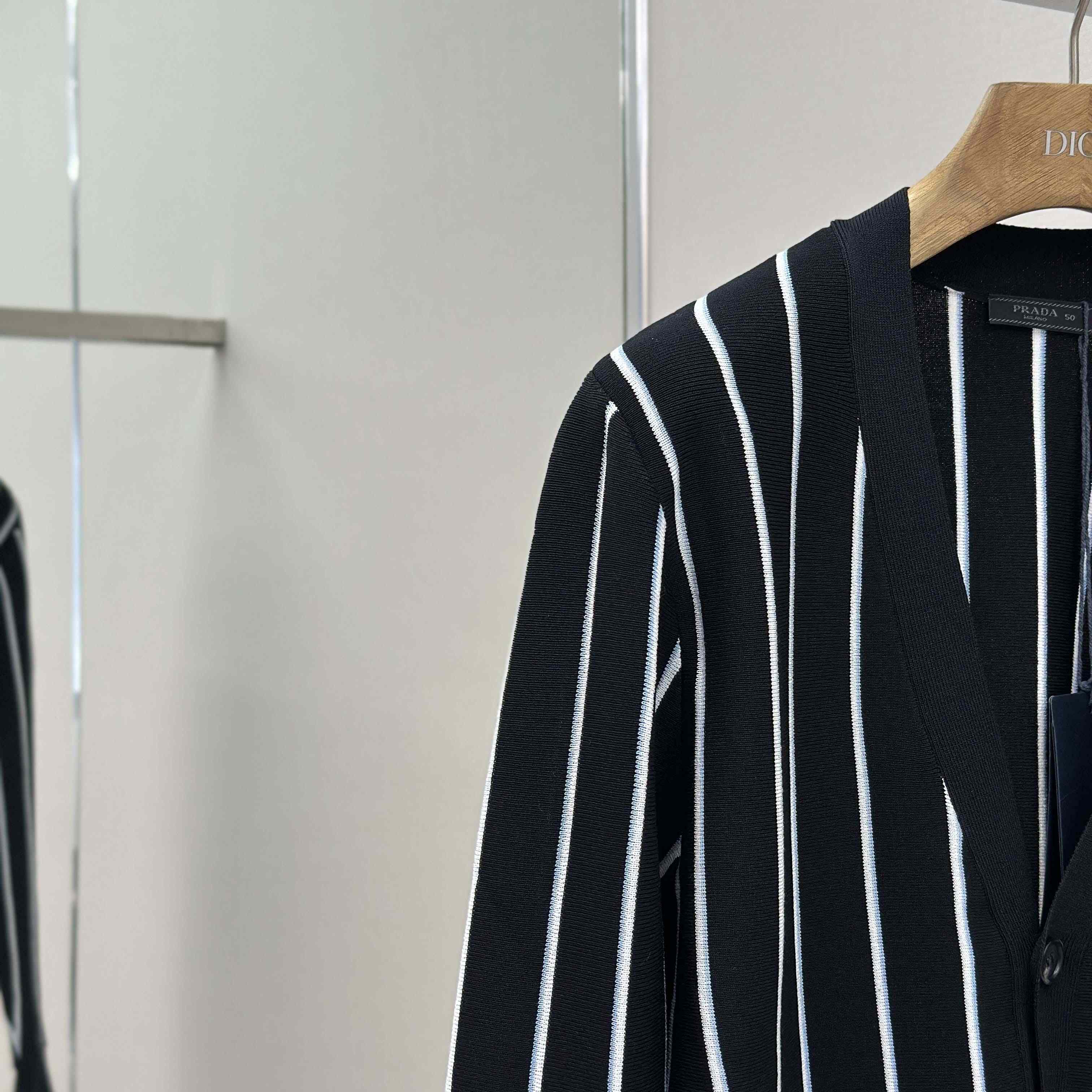 Prada Black Wool Cardigan - EUR FASHION