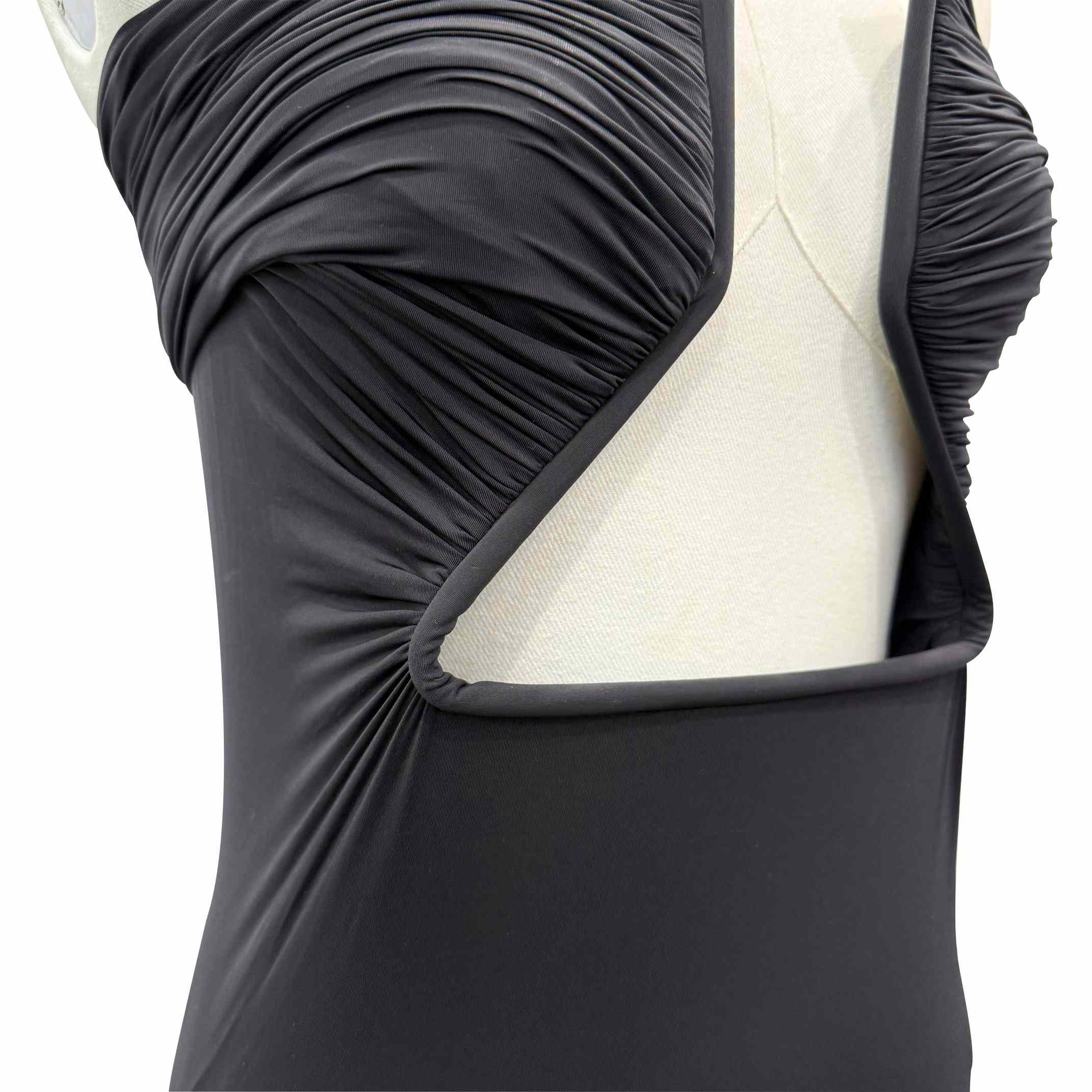 Rick Owens Jersey Prong Minidress - EUR FASHION