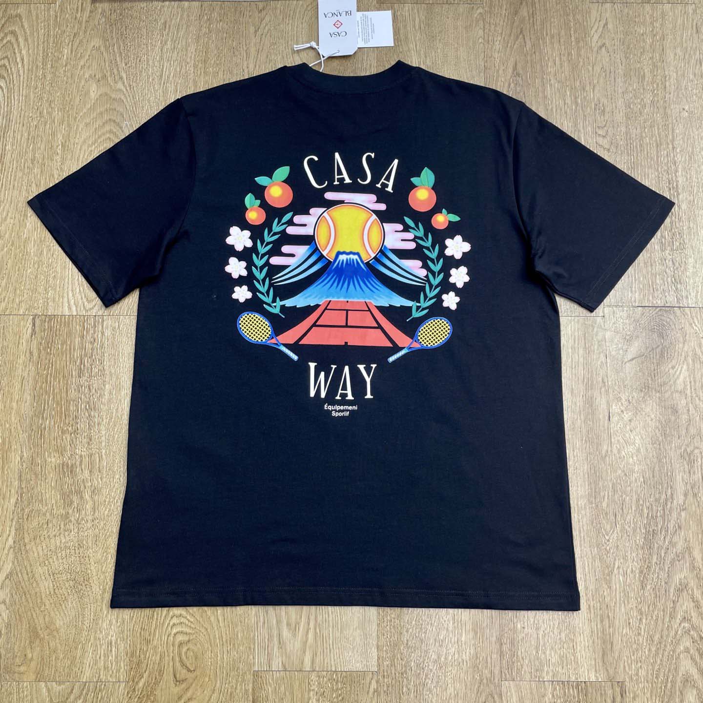 Casablanca Casa Way Mountain Short Sleeve T-Shirt   C1033 - EUR FASHION
