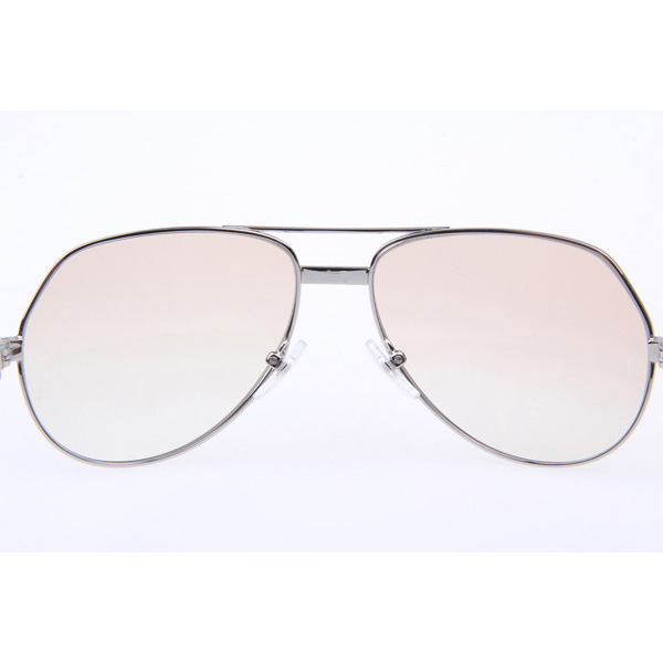Cartier CT 1324912 Sunglasses In Silver Brown - EUR FASHION