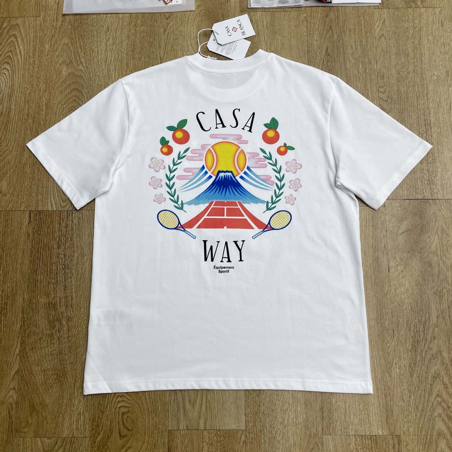 Casablanca Casa Way Mountain Short Sleeve T-Shirt   C1032 - EUR FASHION