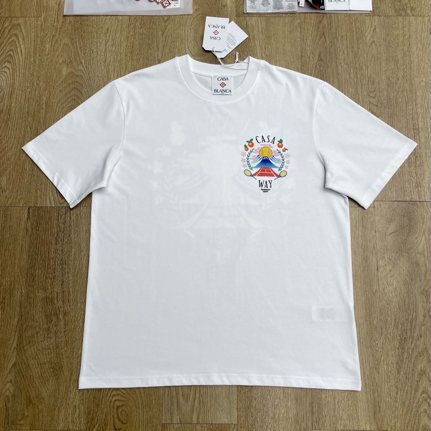 Casablanca Casa Way Mountain Short Sleeve T-Shirt   C1032 - EUR FASHION