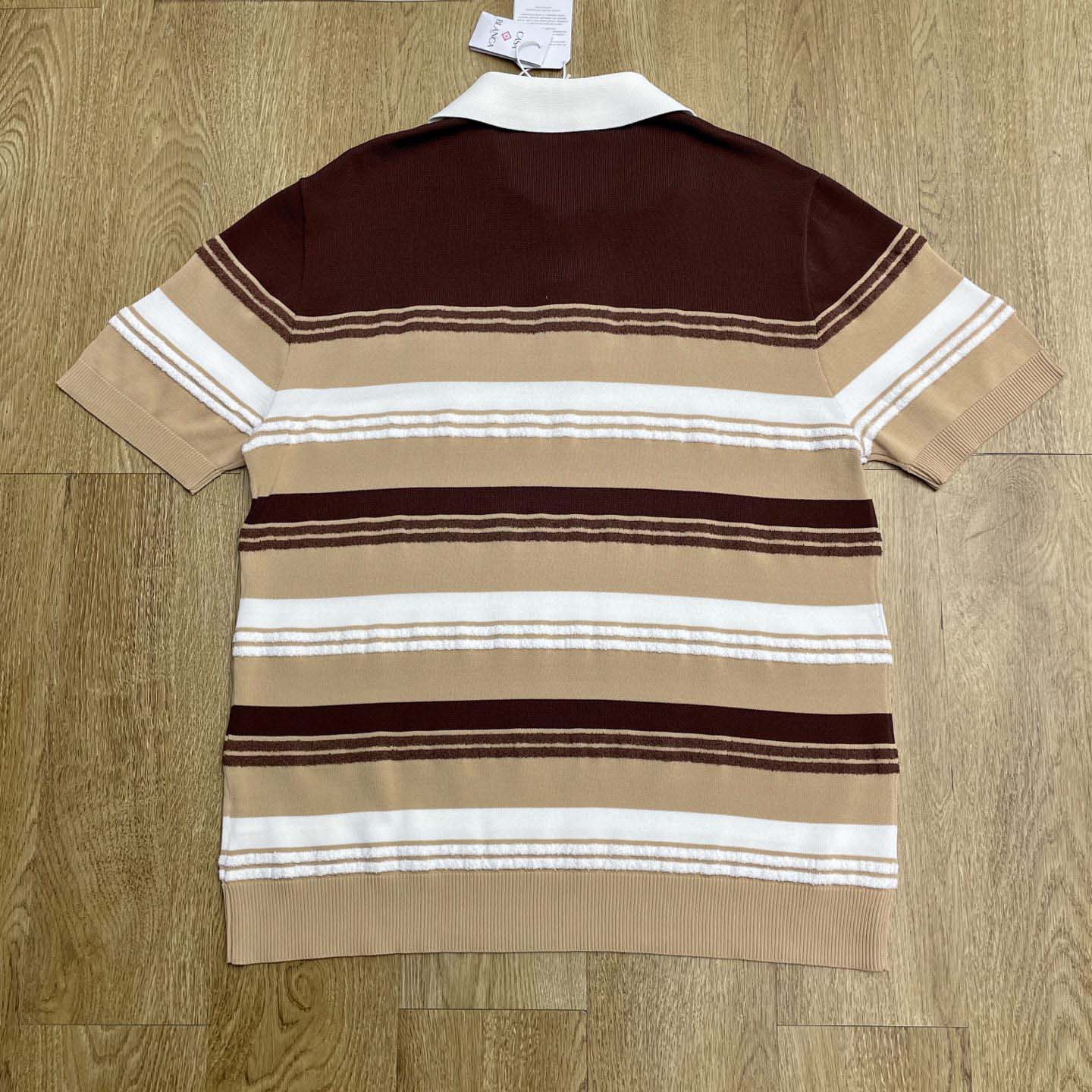 Casablanca Stripe Polo Shirt   D0100 - EUR FASHION
