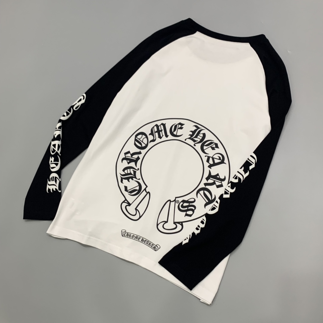 Chrome Hearts Horseshoe Neck Tee - EUR FASHION