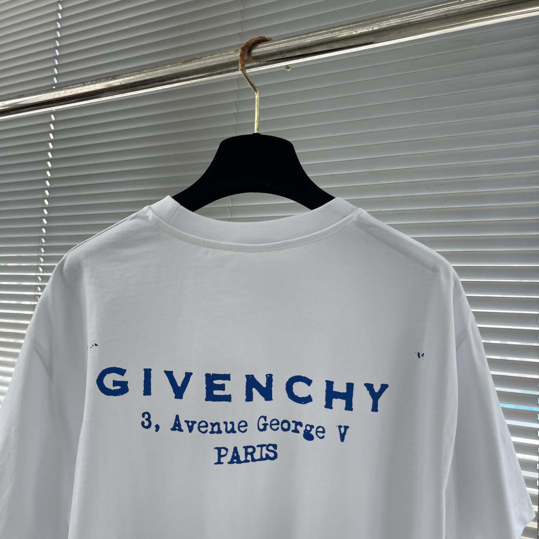 Givenchy Cotton crew-neck T-shirt - EUR FASHION