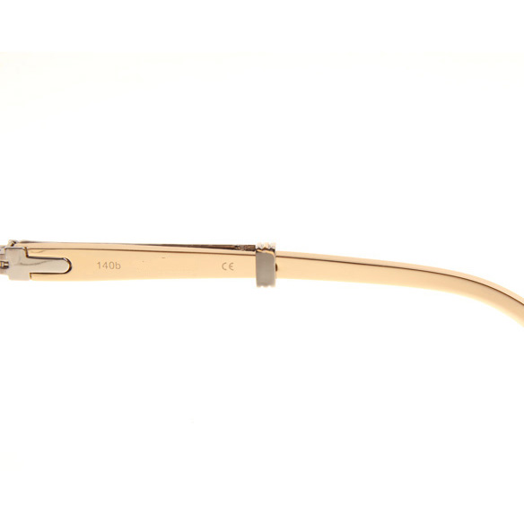 Cartier CT1990-0692 Gold Stainless Steel Sunglasses In Silver Brown - EUR FASHION