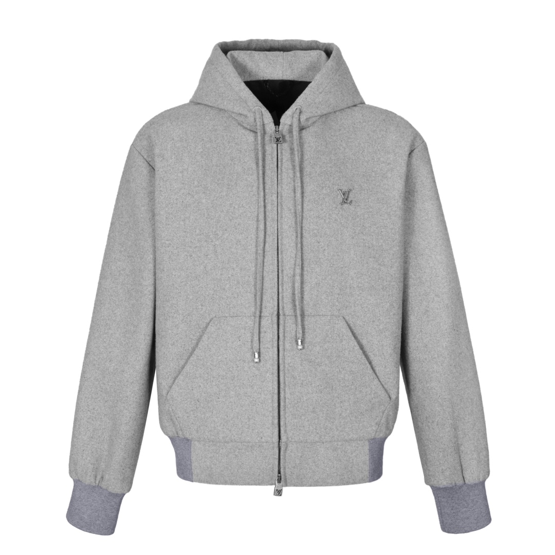 Louis Vuitton Tailored Technical Wool Hooded Blouson  1AFYBO - EUR FASHION