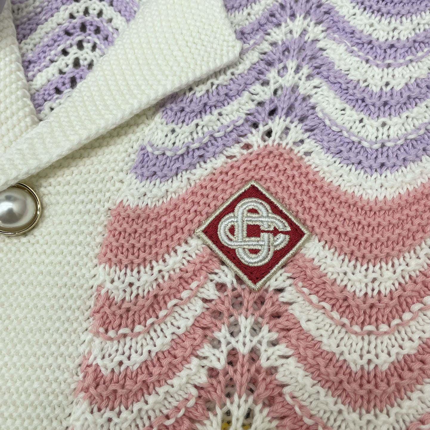Casablanca Wave Crochet Shirt   D0056 - EUR FASHION