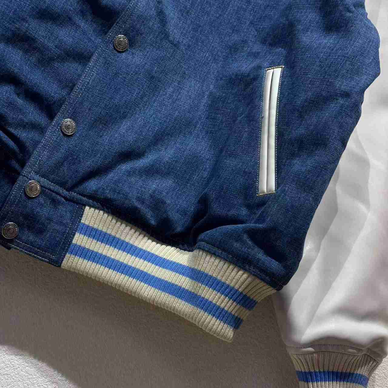 Celine Loose Triomphe Teddy In Trail Wash Denim - EUR FASHION
