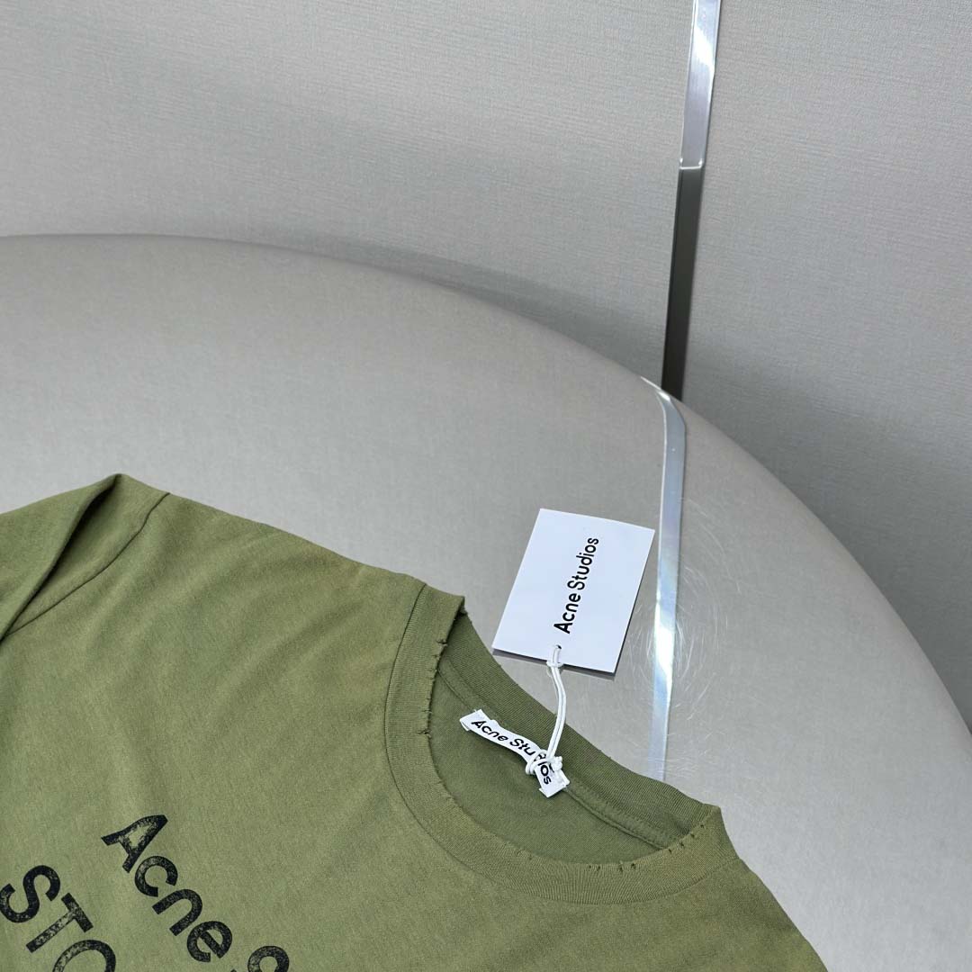 Acne Studios Logo T-shirt - Relaxed Fit - EUR FASHION