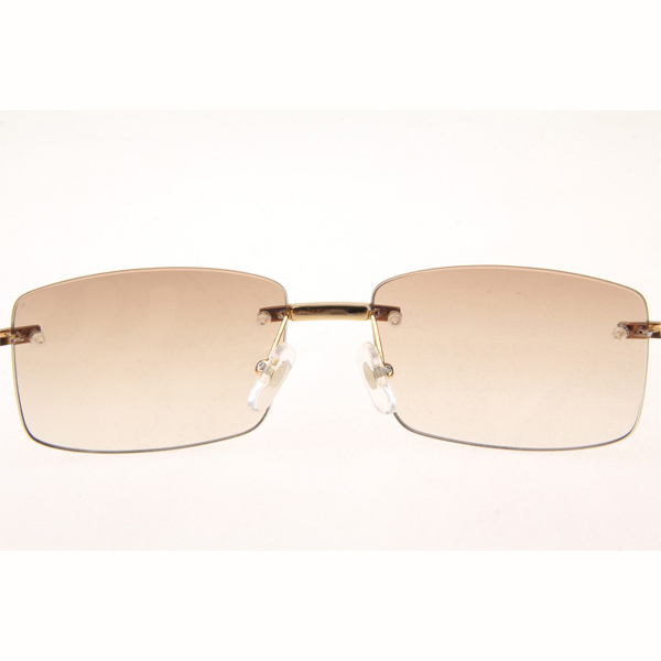 Cartier CT_3524012 Diamond Black Buffalo Eyeglasses In Gold Brown - EUR FASHION