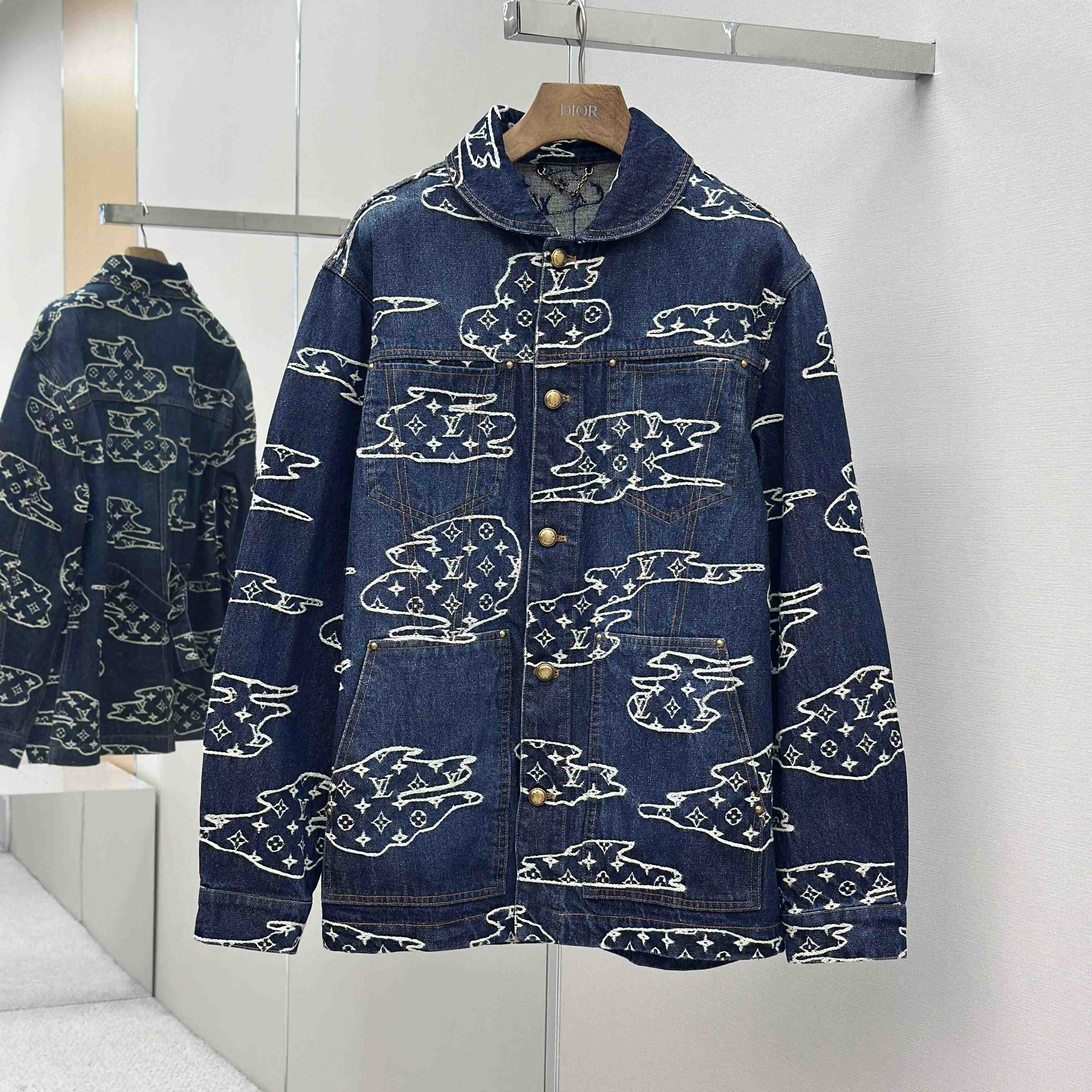 Louis Vuitton Monogram Denim Workwear Blouson   1AILN5 - EUR FASHION