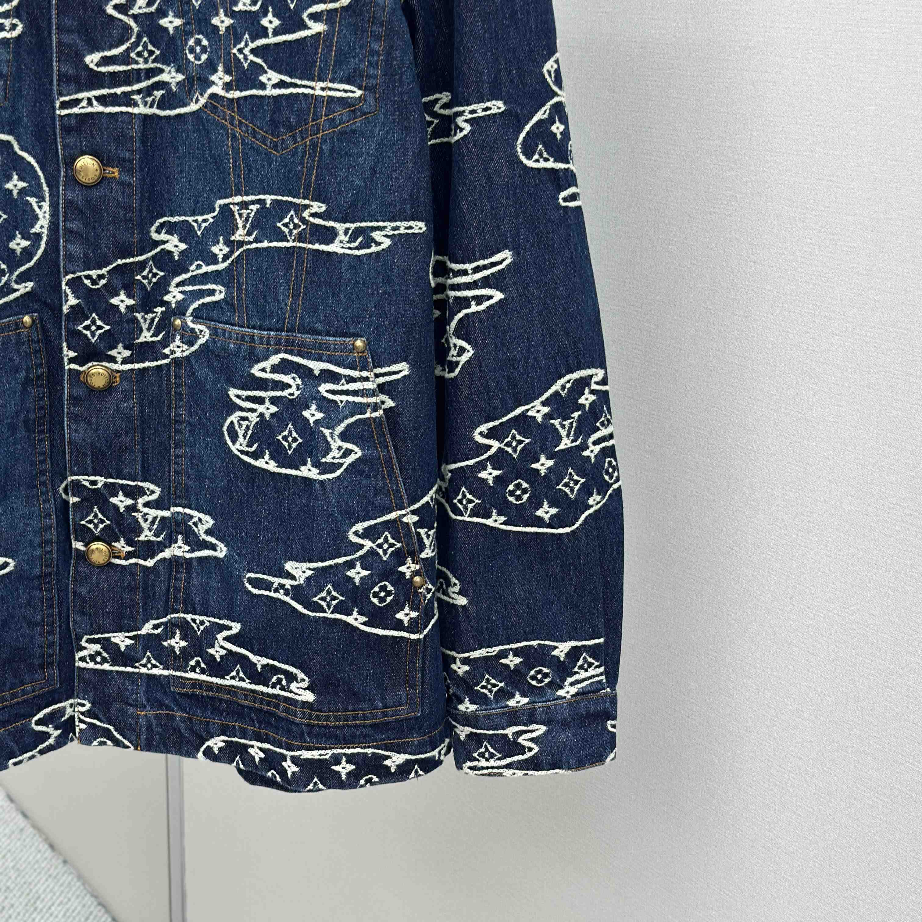 Louis Vuitton Monogram Denim Workwear Blouson   1AILN5 - EUR FASHION
