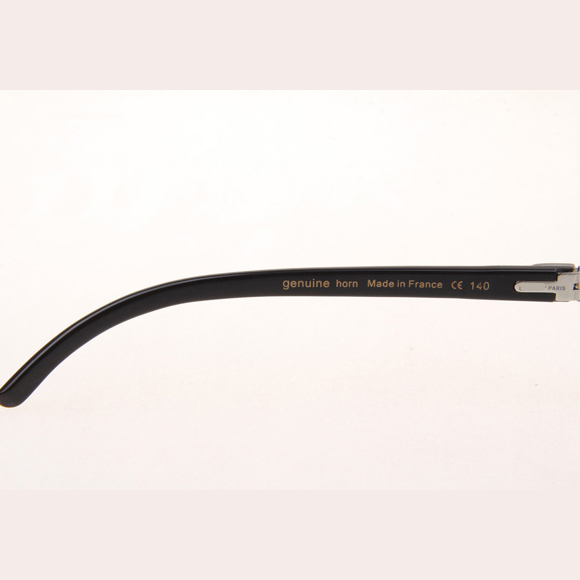 Cartier CT_3524012 Diamond Black Buffalo Eyeglasses In Silver - EUR FASHION