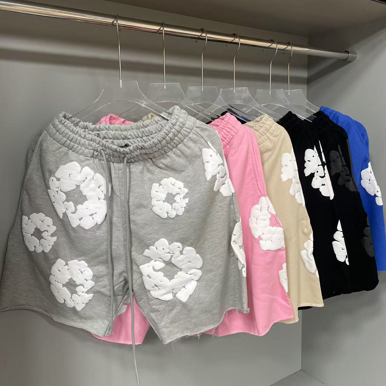 Denim Tears Cotton Wreath Sweatshorts - EUR FASHION