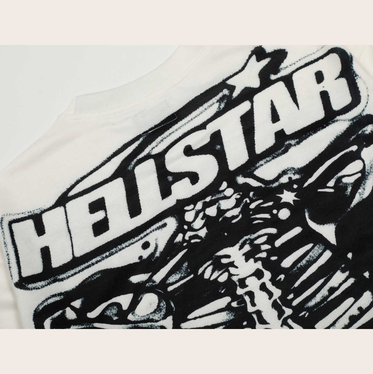 Hellstar Airbrushed Bones Longsleeve Shirt - EUR FASHION